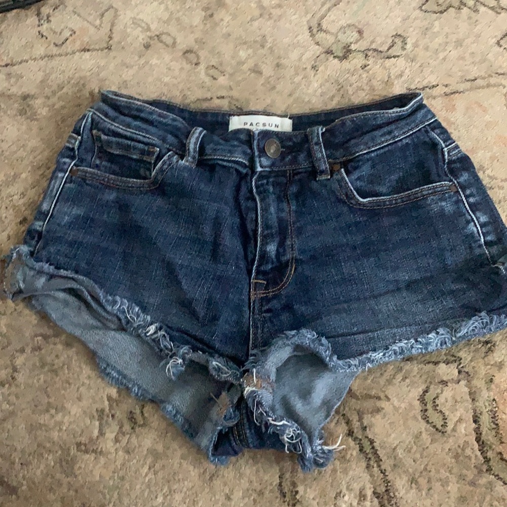Pacsun High Rise Jean Short
